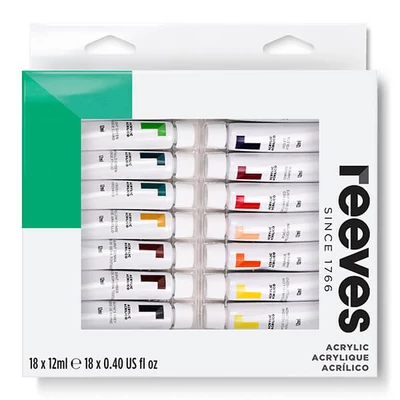 Reeves akrilni set boja, 18x12 ml
