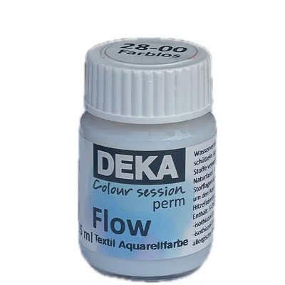 Boja za tkaninu Deka PermFlow s efektom akvarelnih boja - 00 bezbojna