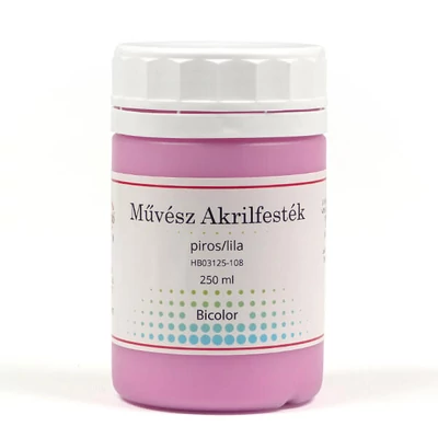 Umjetnička akrilna boja, 250 ml - dvobojna, 108, crveno/ljubičasta