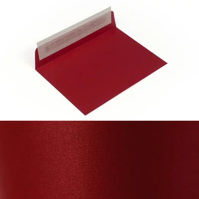 Metalna kuverta Curios, C6, 11x16cm - bordo