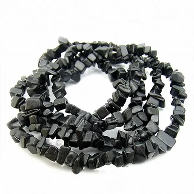 Mineralni biser chips - Oniks opsidijan, 8-12 mm, 1 pramen