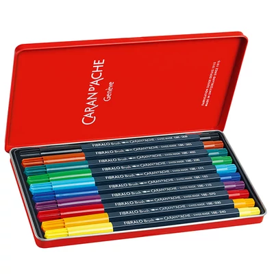 Caran d'Ache Fibralo Brush Pen kist set - 10 kom