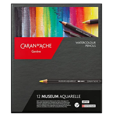 Caran d'Ache Museum set akvarelnih olovaka - 12 kom