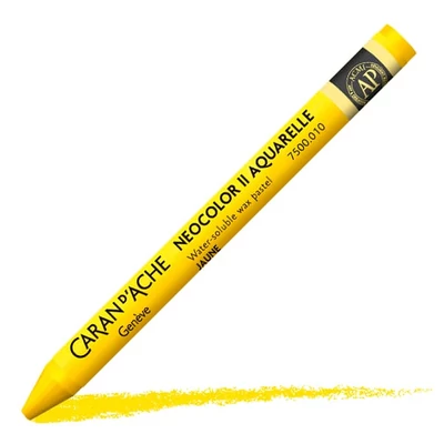 Caran d'Ache Neocolor II akvarel kreda - 010, yellow