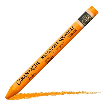Caran d'Ache Neocolor II akvarel kreda - 030, orange