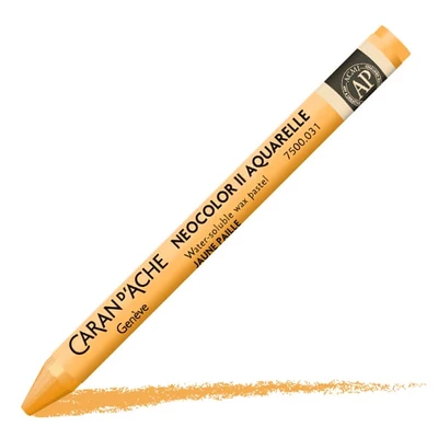 Caran d'Ache Neocolor II akvarel kreda - 031, narančasto žuta