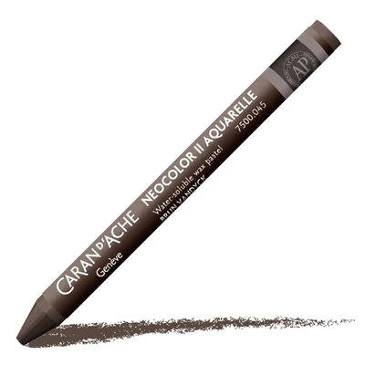 Caran d'Ache Neocolor II akvarel kreda - 045, vandyck smeđa