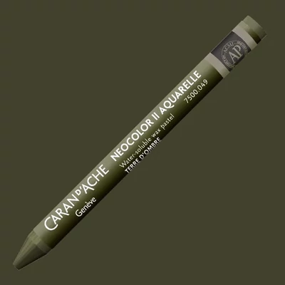 Caran d'Ache Neocolor II akvarel kreda - 049, raw umber