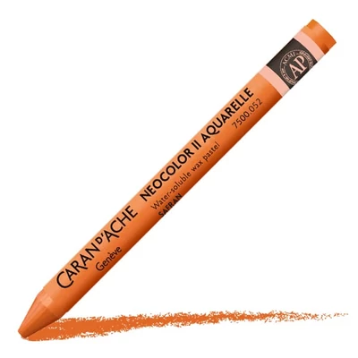 Caran d'Ache Neocolor II akvarel kreda - 052, šafran