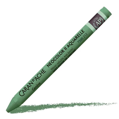 Caran d'Ache Neocolor II akvarel kreda - 212, chromium green oxide