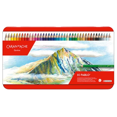 Caran d'Ache Pablo set olovaka u boji - 80 kom