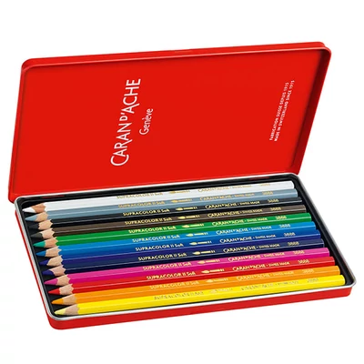Set akvarelnih olovaka Caran d'Ache Supracolor Soft - 12 kom