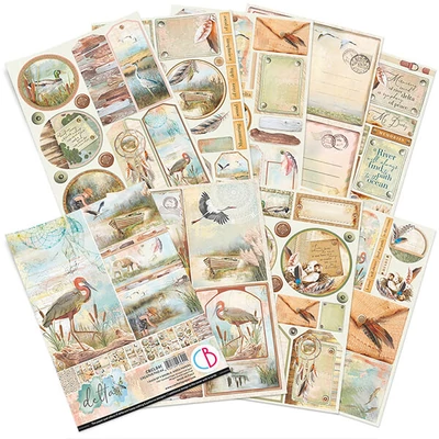 Set scrapbook papira Ciao Bella, A4, 9 listova - Delta Creative Pad