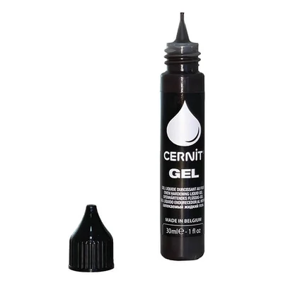 Cernit gel, Liquid tekući plastelin, 30 ml - crni