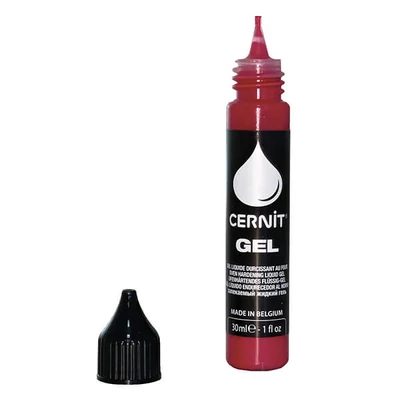 Cernit gel, Liquid tekući plastelin, 30 ml - crveni