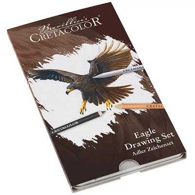 Cretacolor Eagle Set komplet za crtanje, 12-dijelni, u metalnoj kutiji