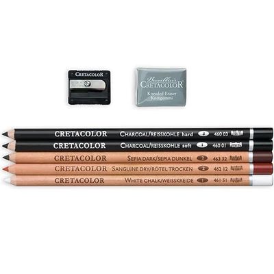 Cretacolor Sketching Set set za crtanje i skiciranje, 7 komada