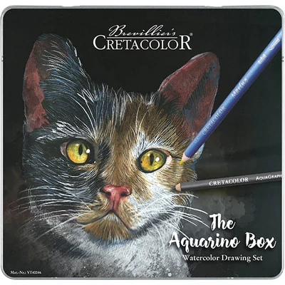 Cretacolor The Aquarino Box set vodenih olovaka, 24 kom., metalna kutija
