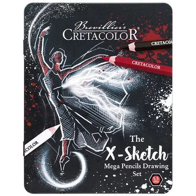 Cretacolor X-Sketch Mega set olovaka za crtanje i skiciranje, 12 kom