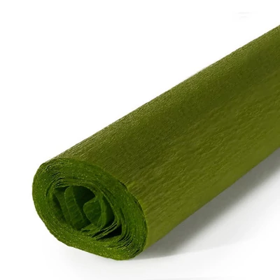 Krep papir, Educational, 40 g, 50x250 cm - 264 moss green