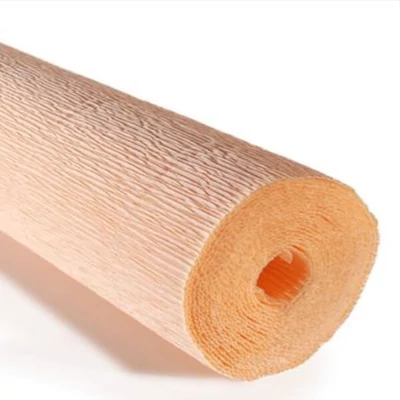 Cvjetni krep papir, 180 g, 50x250 cm - 17A5 breskva