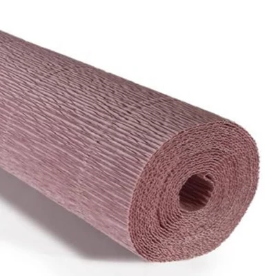 Cvjetni krep papir, 180 g, 50x250 cm - 17E/1 svijetli kesten