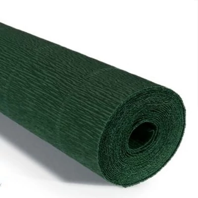 Cvjetni krep papir, 180 g, 50x250 cm - 561 bor zelena
