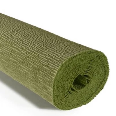Cvjetni krep papir, 180 g, 50x250 cm - 562 kadulje