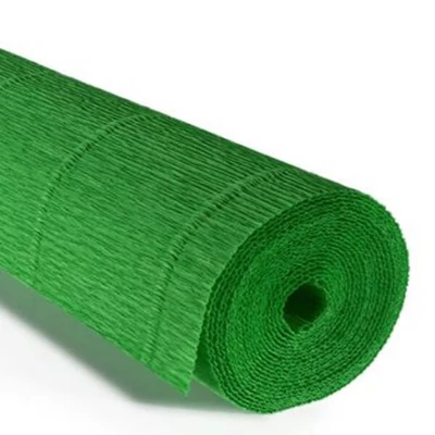 Krep papir za cvijeće, 180 g, 50x250 cm - 563 zeleni