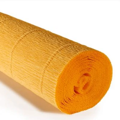 Krep papir za cvijeće, 180 g, 50x250 cm - 576 žuta