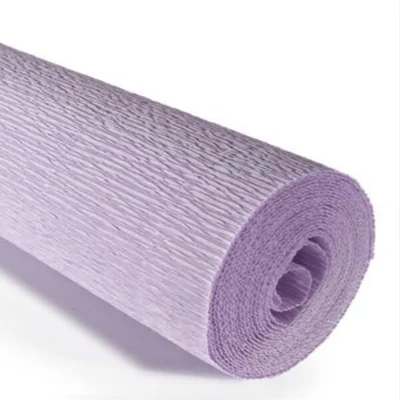 Krep papir za cvijeće, 180 g, 50x250 cm - 592 svijetloljubičasta