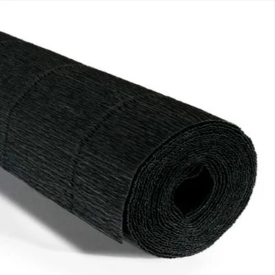 Krep papir za cvijeće, 180 g, 50x250 cm - 602 crni