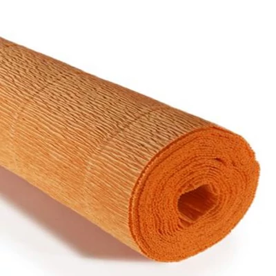 Cvjetni krep papir, 180 g, 50x250 cm - 610 bundeva žuta