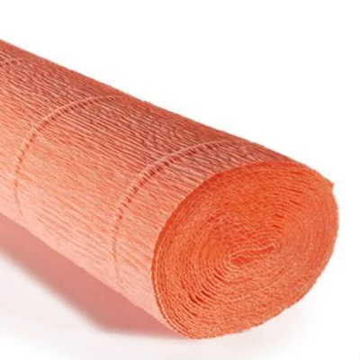 Cvjetni krep papir, 180 g, 50x250 cm - 617 koraljni