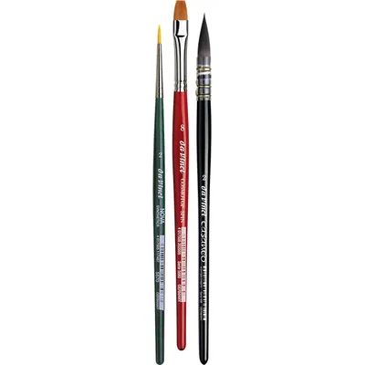 Da Vinci Botanical Art Watercolour Set, sintetički, miješani, 3 komada
