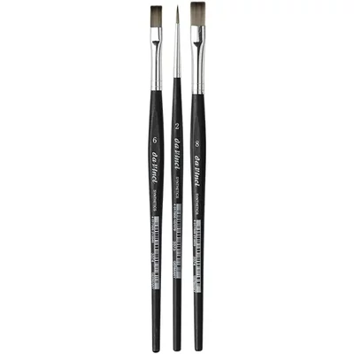 Da Vinci 5219 Face Painting Set kistova za oslikavanje lica, sintetički, miješani, 3 komada