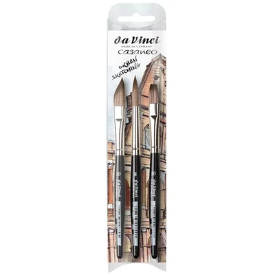 Da Vinci Casaneo XS Urban Sketching set kistova, sintetički, miješani, 3 kom