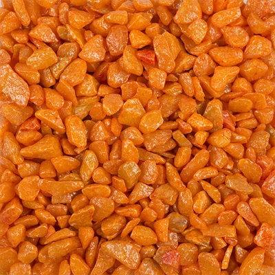 Šljunak ukrasni, 5-8 mm, 500 g - narančasti