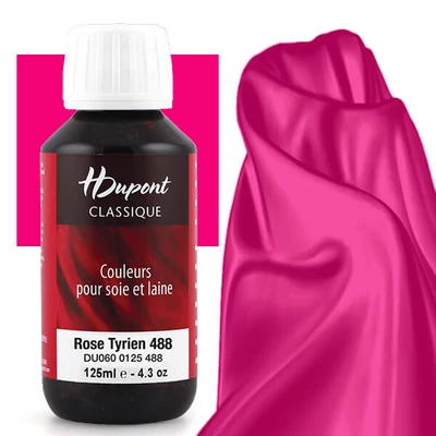 H Dupont Classique boja za svilu s parnom fiksacijom 125 ml - 488 sirena, ružičasta tirijenska