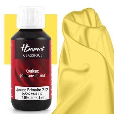 H Dupont Classique boja za svilu koja se učvršćuje parom 125 ml - 717 primer žuta, žuta primaire