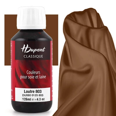 H Dupont Classique boja za svilu koja se učvršćuje na paru 125 ml - 803 vidra smeđa, loutre