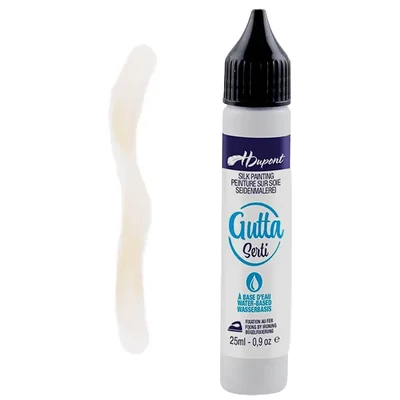 H Dupont Serti parna fiksirajuća svilena kontura, guta, 25 ml - 005 bezbojna, u boji