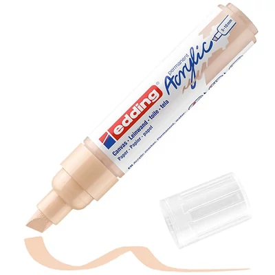 edding 5000 akrilni marker (flomaster), odrezani kraj, B (5-10 mm) - 255, warm beige