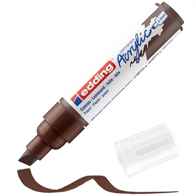edding 5000 akrilni marker (flomaster), odrezani kraj, B (5-10 mm) - 907, chocolate brown