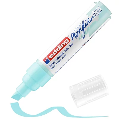 edding 5000 akrilni marker (flomaster), odrezani kraj, B (5-10 mm) - 916, pastel blue