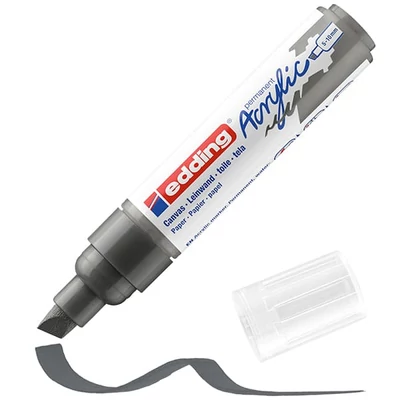 edding 5000 akrilni marker (flomaster), odrezani kraj, B (5-10 mm) - 926, antracite