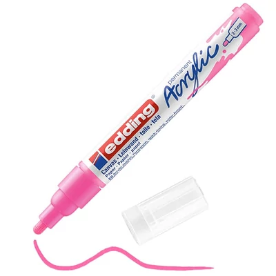 edding 5100 akrilni marker (flomaster), M (2-3 mm) - 069, neon pink