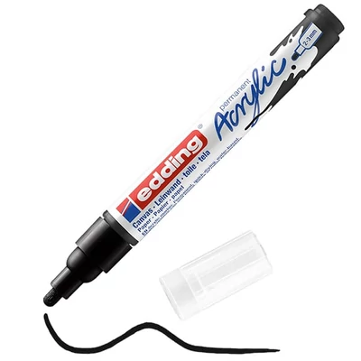 edding 5100 akrilni marker (flomaster), M (2-3 mm) - 901, black