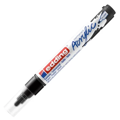 edding 5100 akrilni marker (flomaster), M (2-3 mm) - 901, black