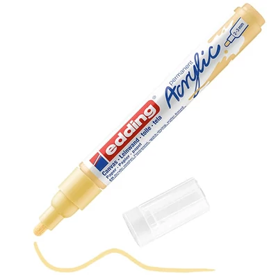 edding 5100 akrilni marker (flomaster), M (2-3 mm) - 915, pastel yellow